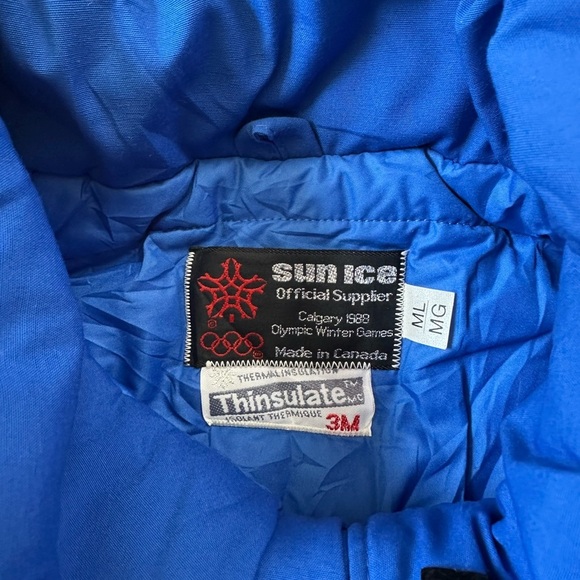 Vintage SunIce 1988 Calgary Olympics Ski Jacket Large - Picture 3 of 5